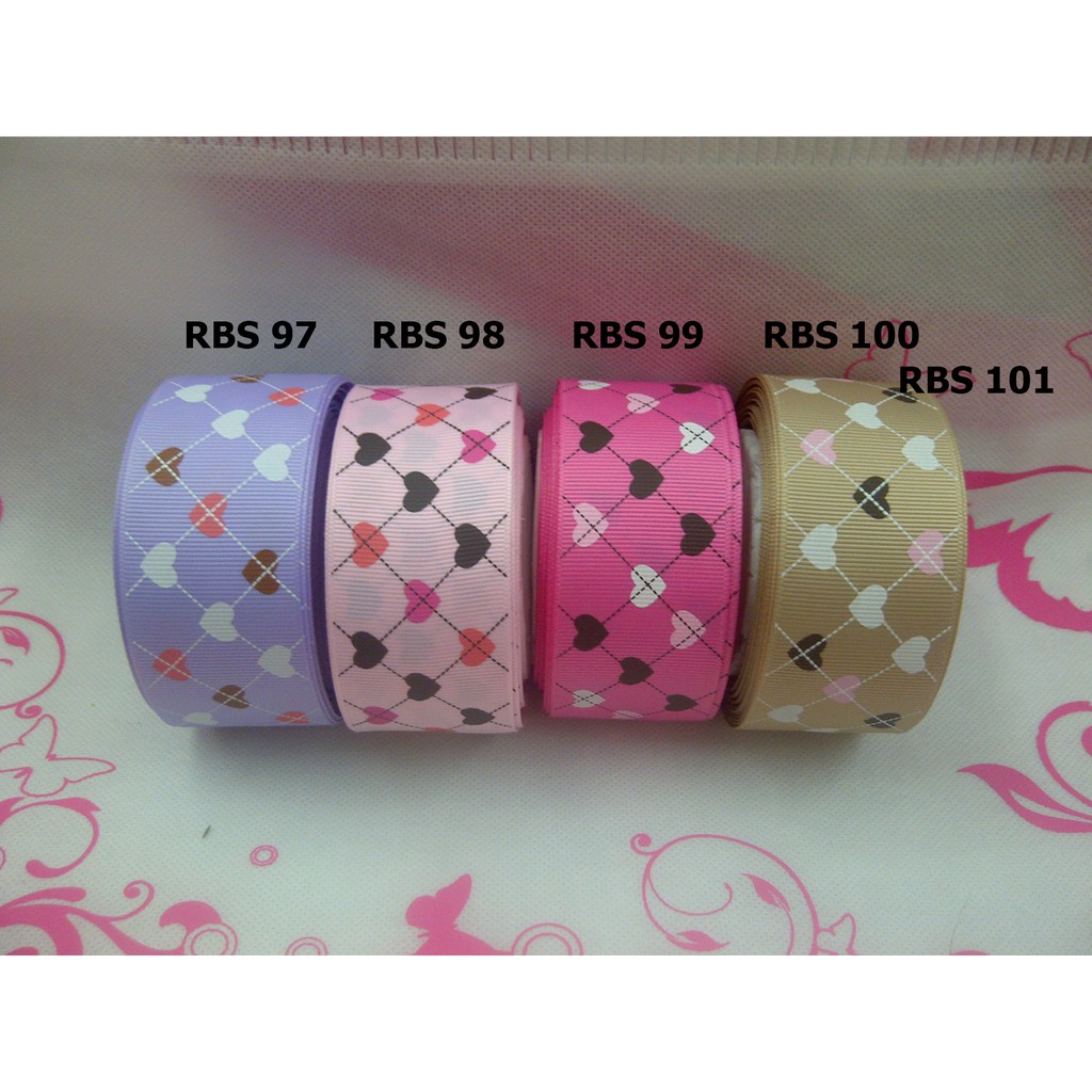 

[10 YARD] PITA GROSGRAIN MOTIF LOVE SALE RBS 97,98,99,100,101