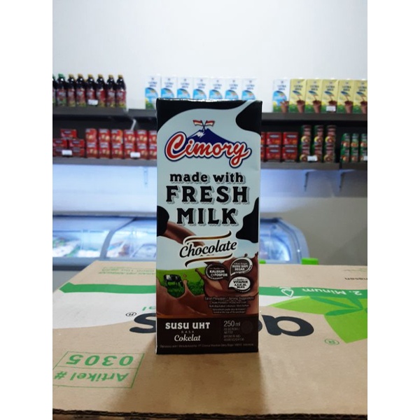 

Cimory Susu UHT Chocolate 250ml (1 Dus = 24 Pcs)