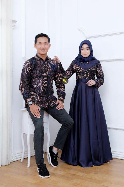 Maura Couple Sania Ruffle Batik Couple Ori Ndoro Jowi Garansi Termurah