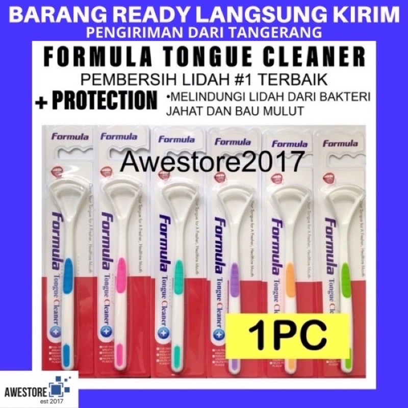 Pembersih Lidah New Formula Tongue Cleaner Scrapper Anti Bau Mulut