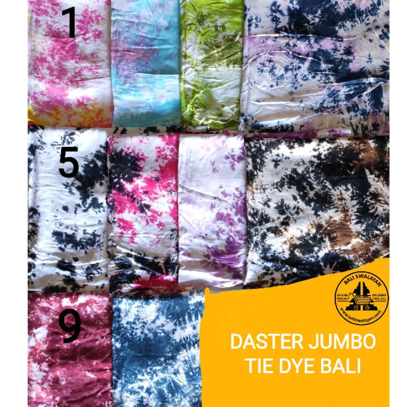 Daster Tie Dye Jumbo | Tiedye | Daster Rayon Smoke | Daster Bali Pelangi | Daster Big [BIG SIZE]