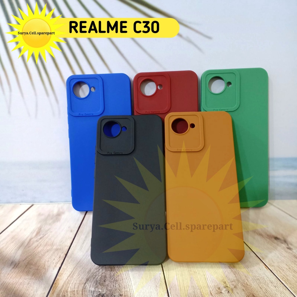 Case Slim Matte Pro Camera Realme C30 - SC