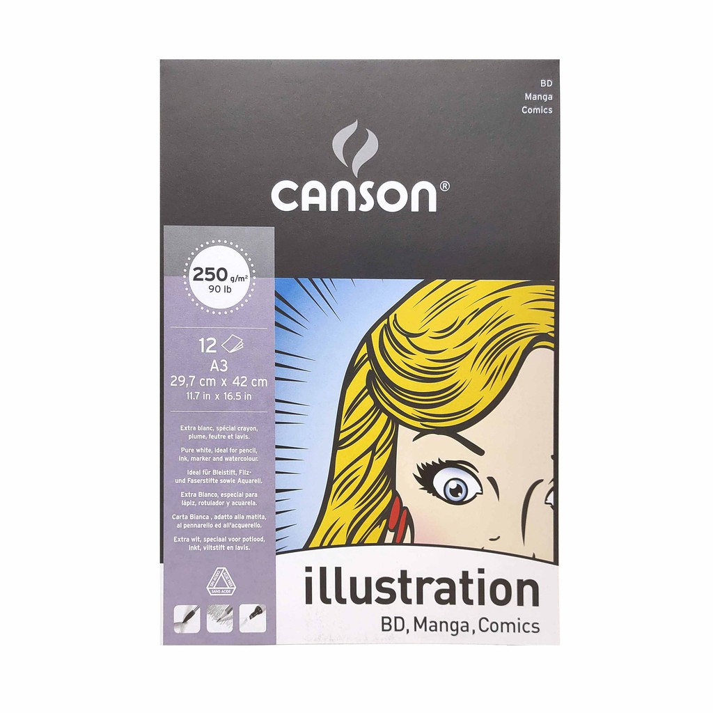 

Canson Illustration A3 12 Sheets