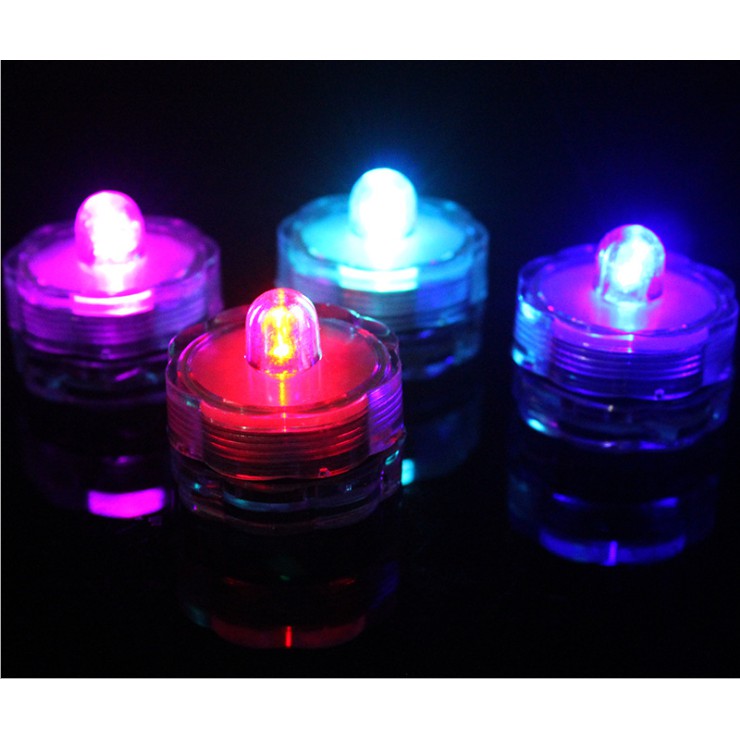 Lampu LED Lilin Elektrik Anti Air Kelap Kelip 7 Warna