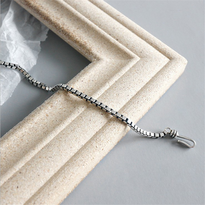 [Ready Stock]Fashion Personality Plated 925 Silver Vintage Bracelet