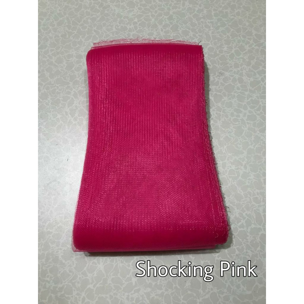 10 Yard &amp; 25 YARD - 15 CM PITA HARDNET HALUS | JALA LEMAS | HORSEHAIR