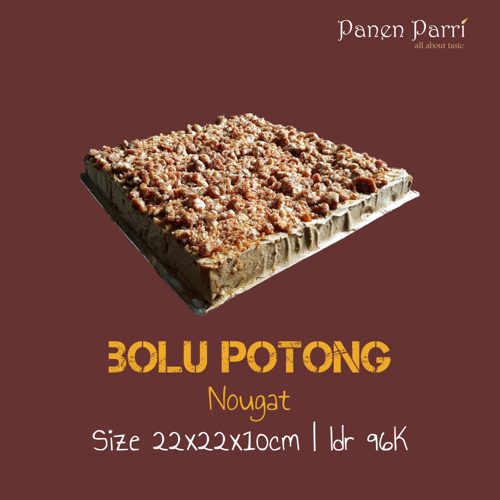 

Bolu Potong Mocca Nougat