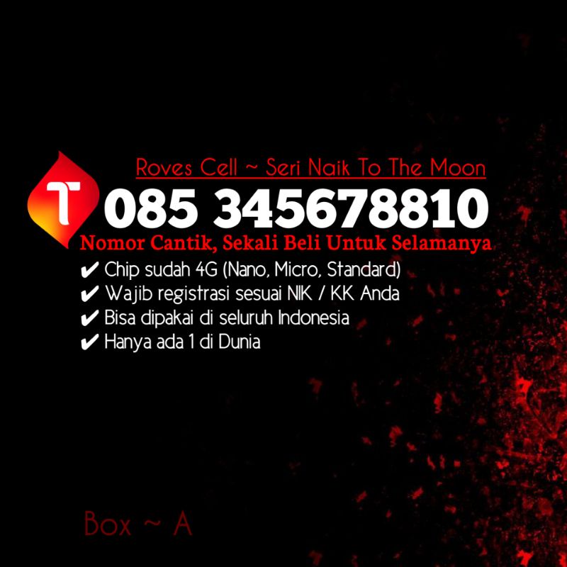 NOMOR CANTIK TELKOMSEL SERI NAIK 345678810 URUT 8810 345678 085345678810 KARTU AS