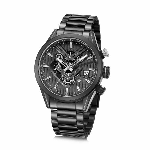 Jam T5 H 3628 stainless chronograph bergaransi free box