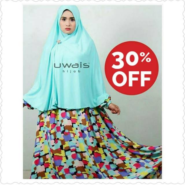 Gamis crepe dewasa by uwais hijab