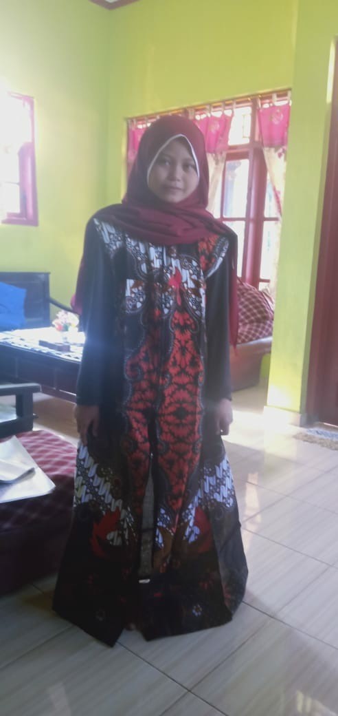 Batik Couple Keluarga Keluarga Sania Ruffle Ori Ndoro Jowi Dnt Motif Terkini