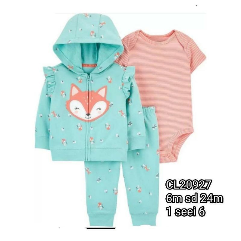 CATELL LOVE HODIE JACKET  GIRLS SET 3 IN 1 JCL311