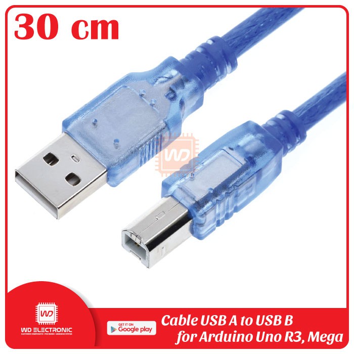 KABEL ARDUINO UNO MEGA 30CM USB A TO USB B