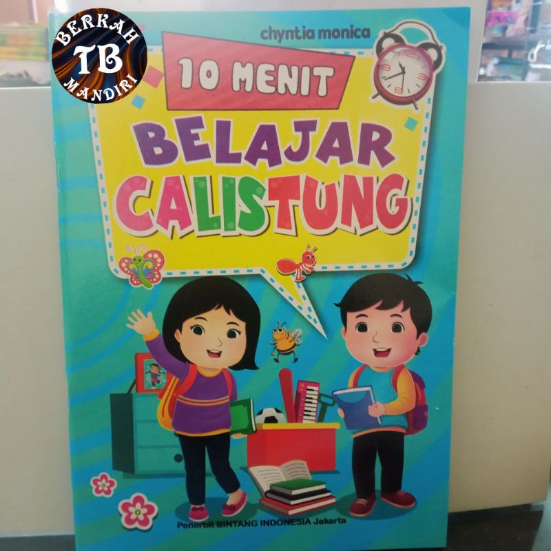 buku 10 menit belajar calistung 64 halaman (21×30cm)