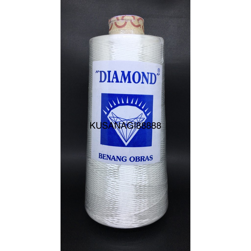 Benang Obras Diamond Kecil/ Benang Obras Kilap Kecil