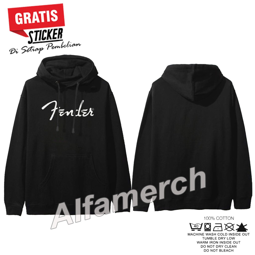 JAKET SWEATER HOODIE FENDER - Kaos Pria Keren