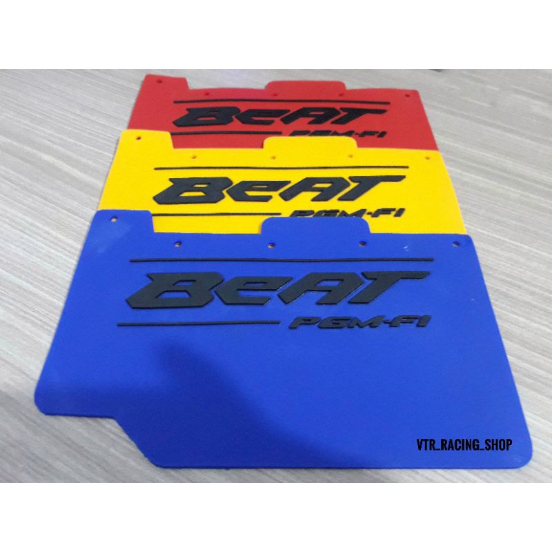 Mudflap Mud Flap Penahan Lumpur Beat New FI Esp Beat Injection bahan karet