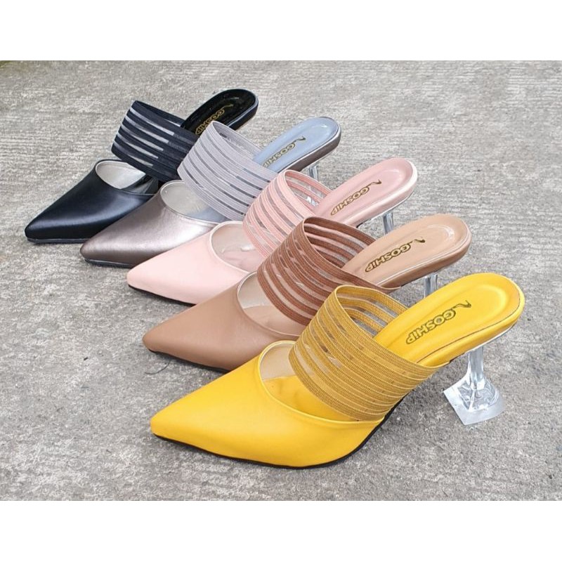 GOSHIP heels kaca slip on t7cm