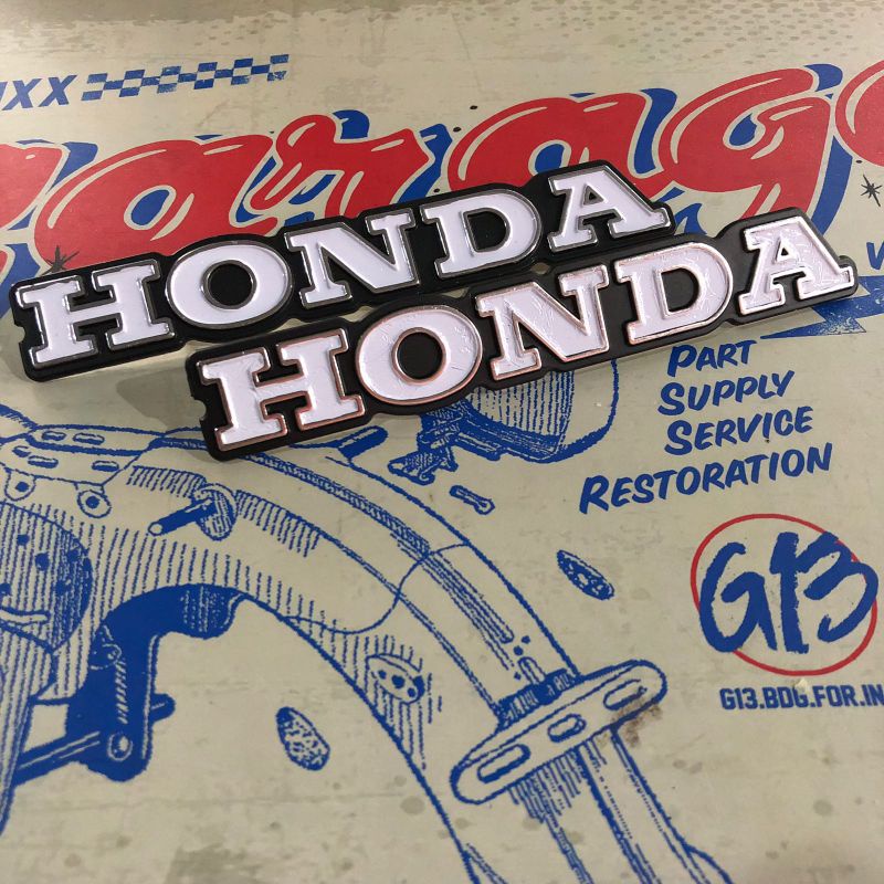 Emblim tangki cb125 cb100 324 k3 k4 detail original