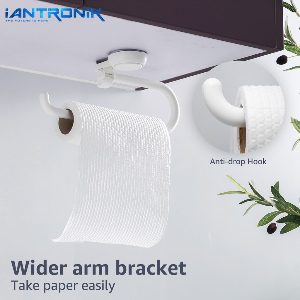 KIYOTE Paper Towel Rack - Gantungan Tempat Tisu Gulung Roll Toilet Handuk