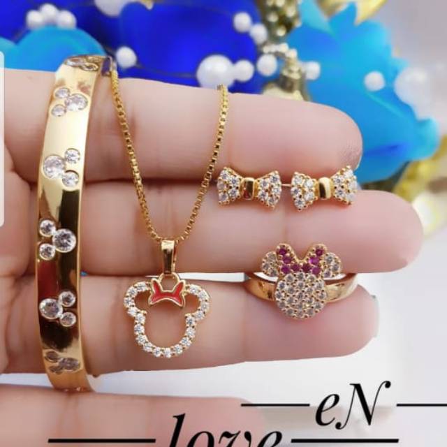 Xuping set perhiasan lapis emas 24k 0702