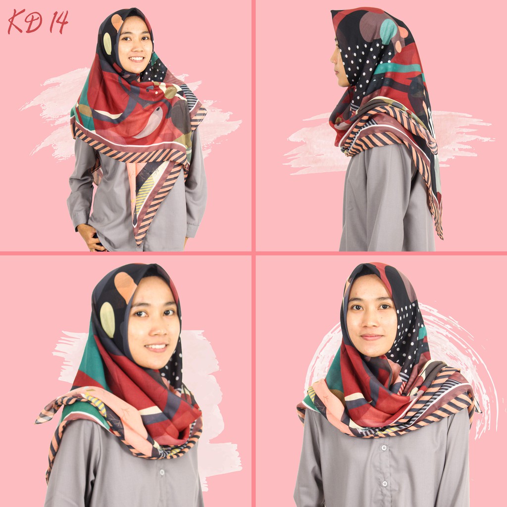 Kerudung Voal super motif terbaru