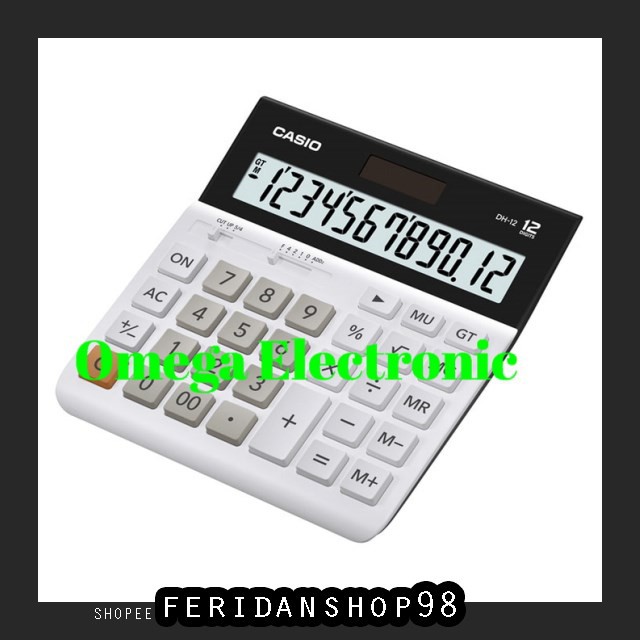 

FS1113 KALKULATOR CASIO DH 12 ATK - CALCULATOR DESKTOP KALKULATOR MEJA KANTOR OFFICE DH-12 BY FERIDA