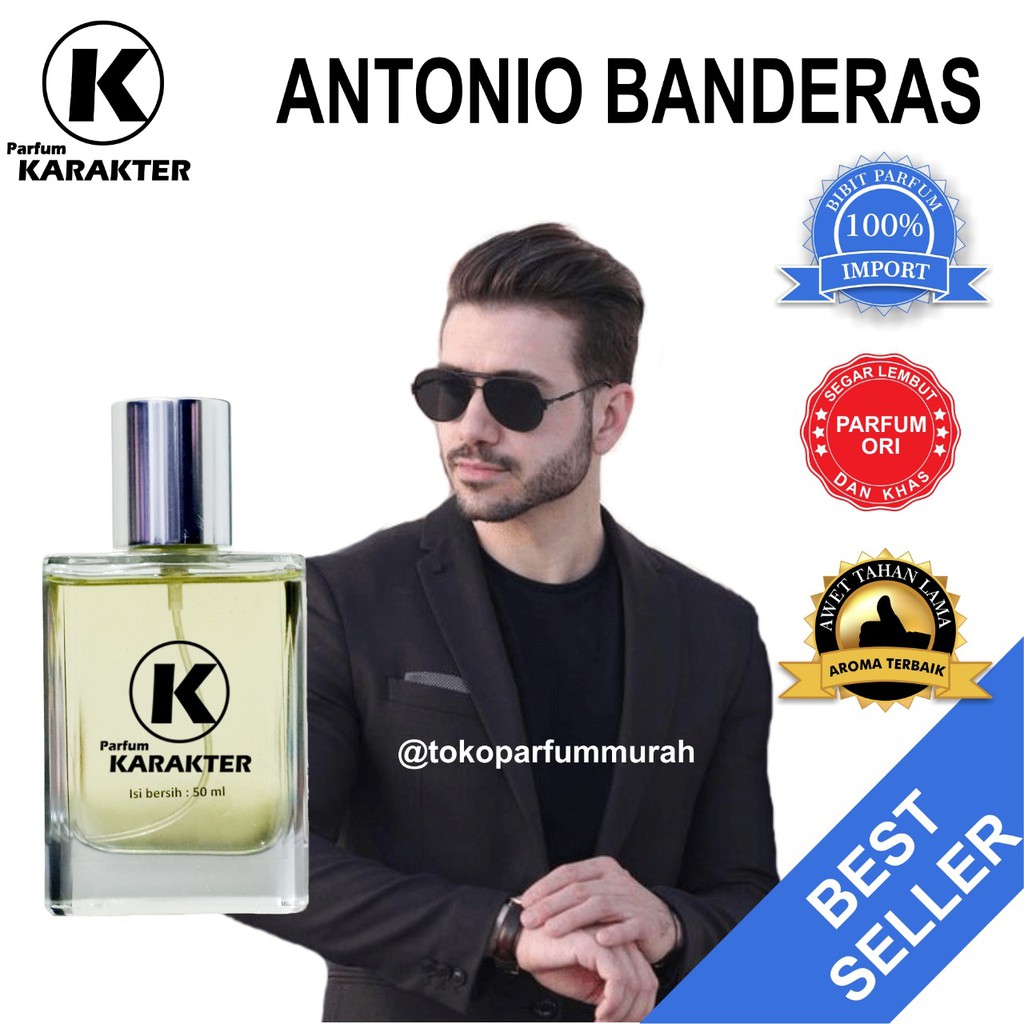 Bisa Cod | Parfum Cowok Antonio Banderas  Bibit Parfum Import Wangi &amp; Tahan Lama  Kemasan 100ml