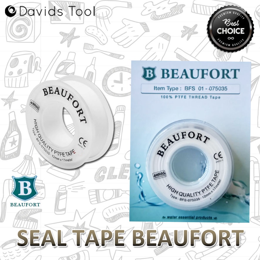 Seal Tape Kran Ptfe Isolasi Keran Solatip Beaufort 17 Meter