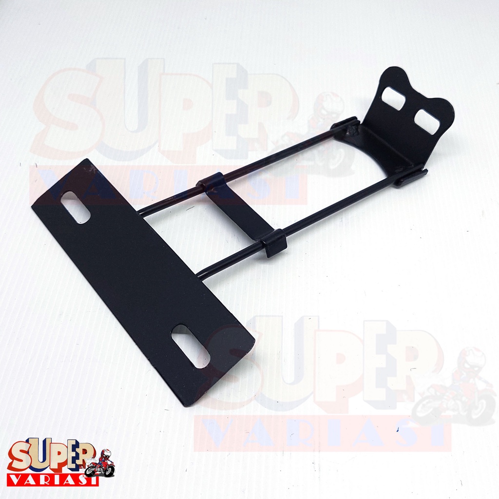 breket dudukan plat nomor polisi depan. pangkon plat nopol satria fu 150 dan vixion bahan super tebal kwalitas original. terlaris