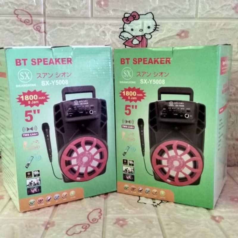 BT Speaker Bluetooth SX Y5008 / Wireless Speaker