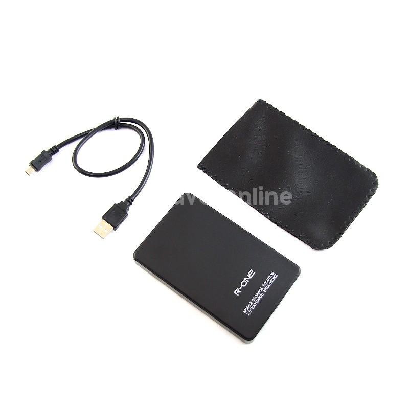 PROMO AN CASING HDD EXTERNAL 2.5 INCH R-ONE 2511 USB 2.0 HAYABUSA INCLUDE KABEL MINI USB-POUNCH - TEKNO KITA