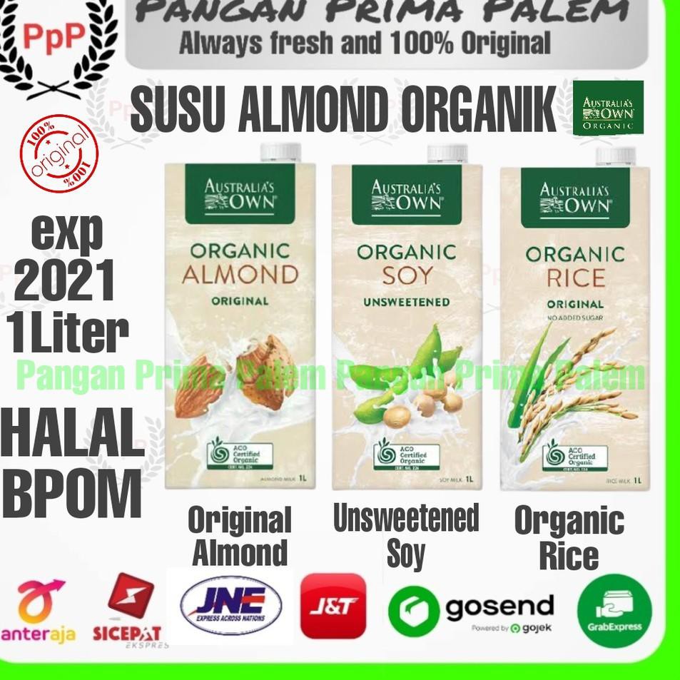 

[Original] Susu Almond dan Organic Soy Milk Australia Own 1Liter