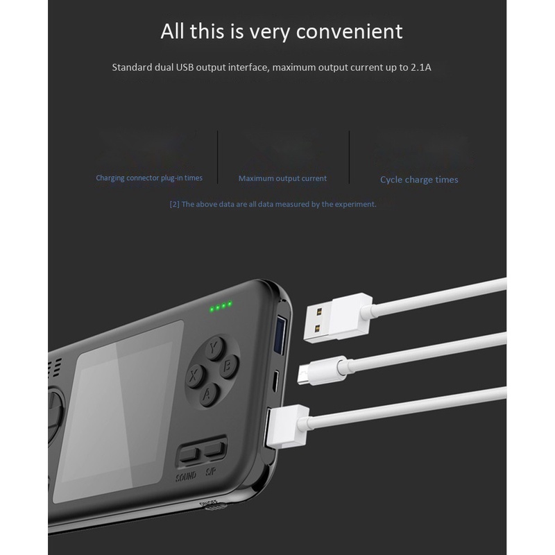 GAMEWANLE MOBILE POWER GAMEBOX 416 GAME 2IN1 POWERBANK 8000MAH