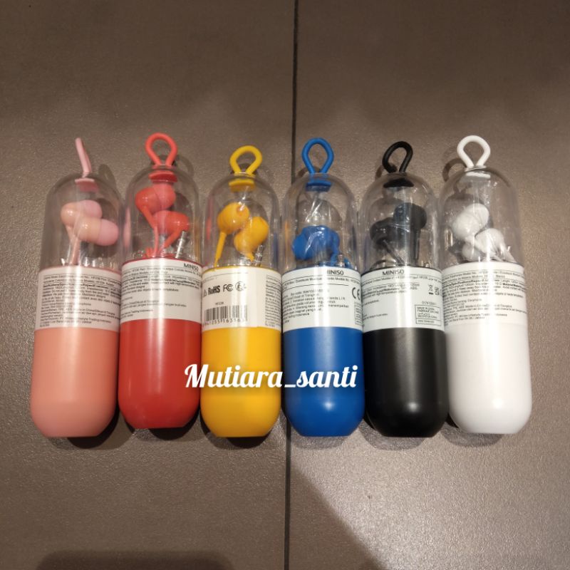 earphone capsule miniso / headset capsule miniso / headset miniso / earphone miniso