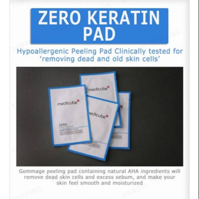 Medicube zero keratin pad