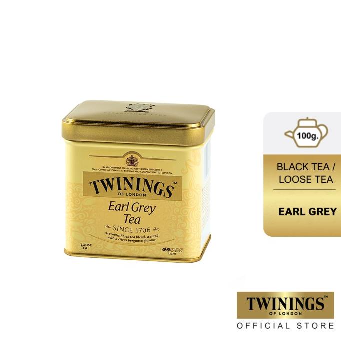 

[ COD ] Twinings Classic Loose Leaf Earl Grey Black Tea 100gr MURAH Kode 12