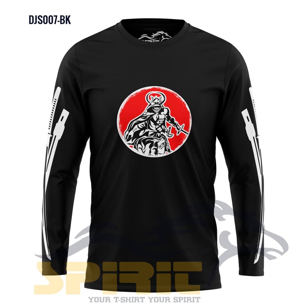SALE JAPANESE SAMURAI STYLE /BAJU KAOS TANGAN PANJANG DISTRO RUNIN SAMURAI JAPAN JEPANG BIG SIZE