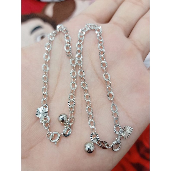 GELANG RANTAI NORI UKIR PERAK 925 SILVER