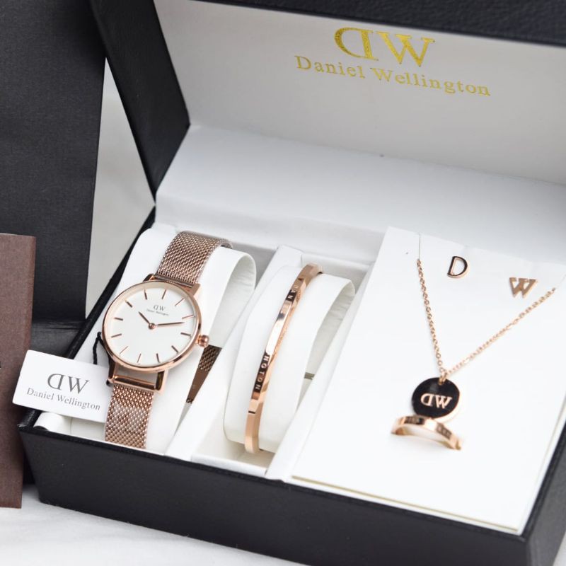 Jam Tangan DW Paket Gelang Dan Kalung