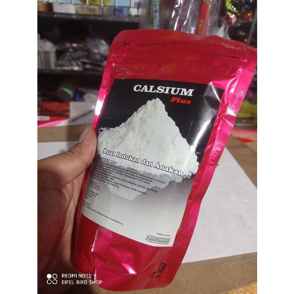 Calsium plus 500gram BESAR kalsium plus burung untuk breding murai dll