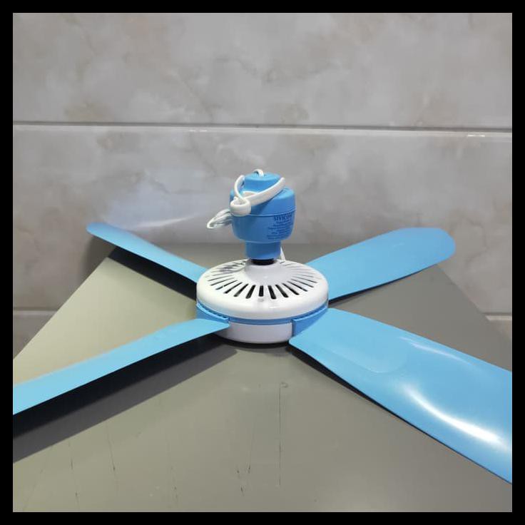 Kipas Angin Gantung Sivicom 4 Baling 30Watt - Biru Muda