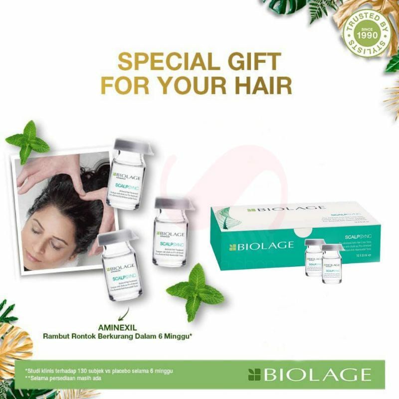 [ECER 1 BOTOL] MATRIX Biolage Scalpsync AMINEXIL 6 mL | Serum Rambut Rontok