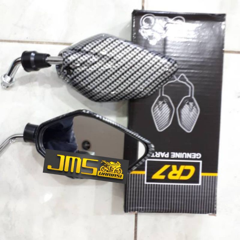 kaca spion carbon tangkai crome model jupiter mini universal mx jupiter vega vixion fizr rxk mio soul xeon mioj soulgt125 nmax aerox lexi freefo