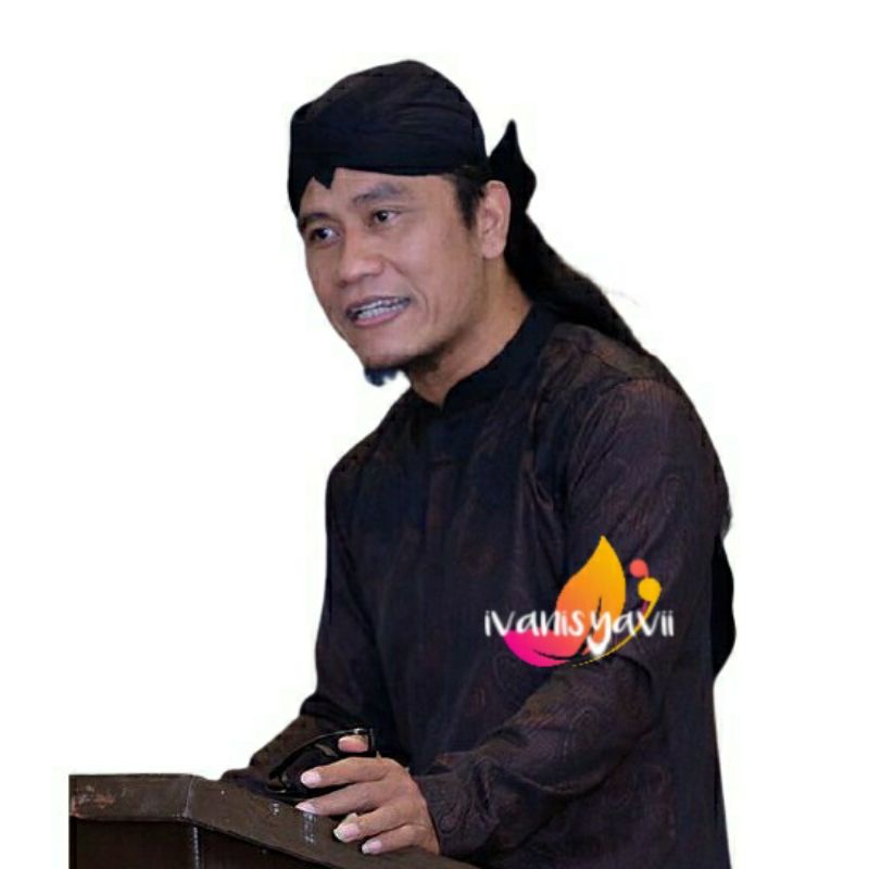 Blangkon Gus Miftah / Blangkon Jogja Koncer - Hitam Polos