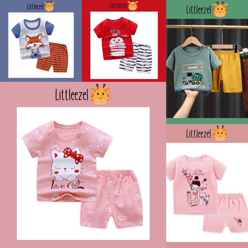 Setelan anak murah impor 0 bulan - 6 tahun baju bayi import stelan bayi lucu baju anak set import se