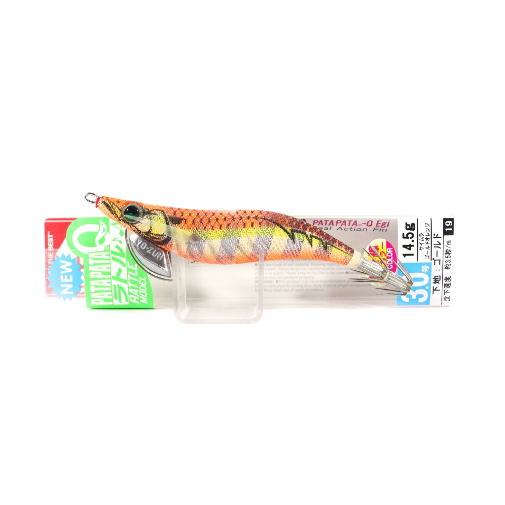 Yo Zuri Egi Pata Pata Q Rattle Squid Jig Sinking Size 3.0 KVOG 5432