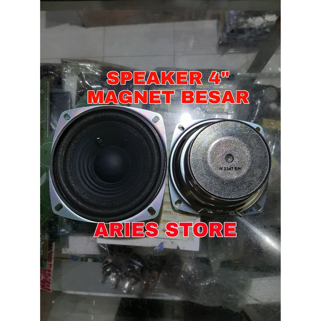 Speaker woofer 4 inch magnet besar speker bass 4&quot;