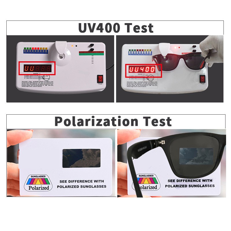 Classic Polarized Sports Sunglasses Men Driving Square Frame Eyeware Shades for Men