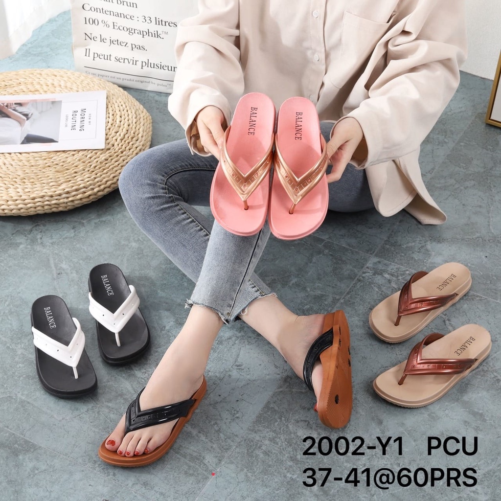 SANDAL WANITA KARET JAPIT 2002 BLC